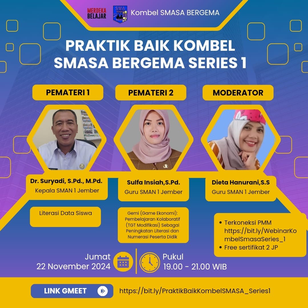 Praktik Baik Kombel SMASA Bergema Series 1