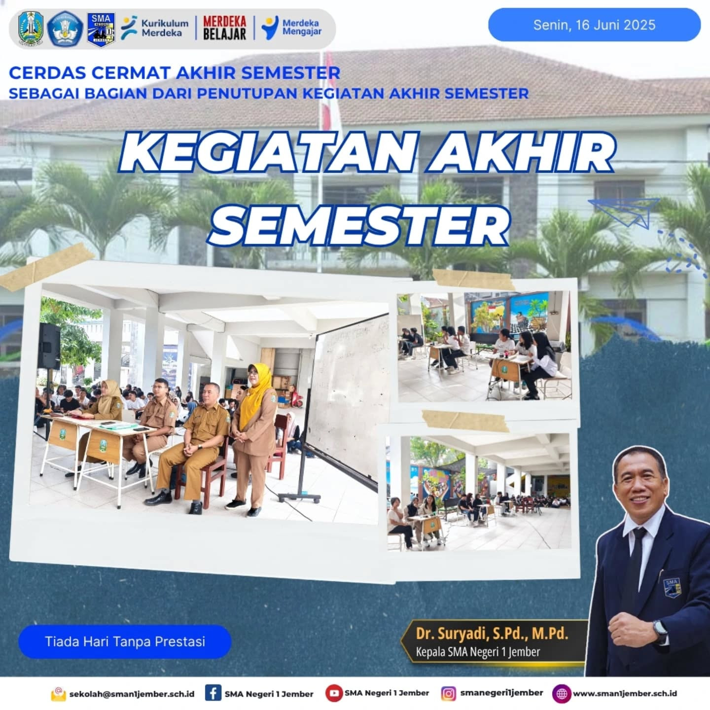 SMA Negeri 1 Jember Gelar Cerdas Cermat Akhir Semester