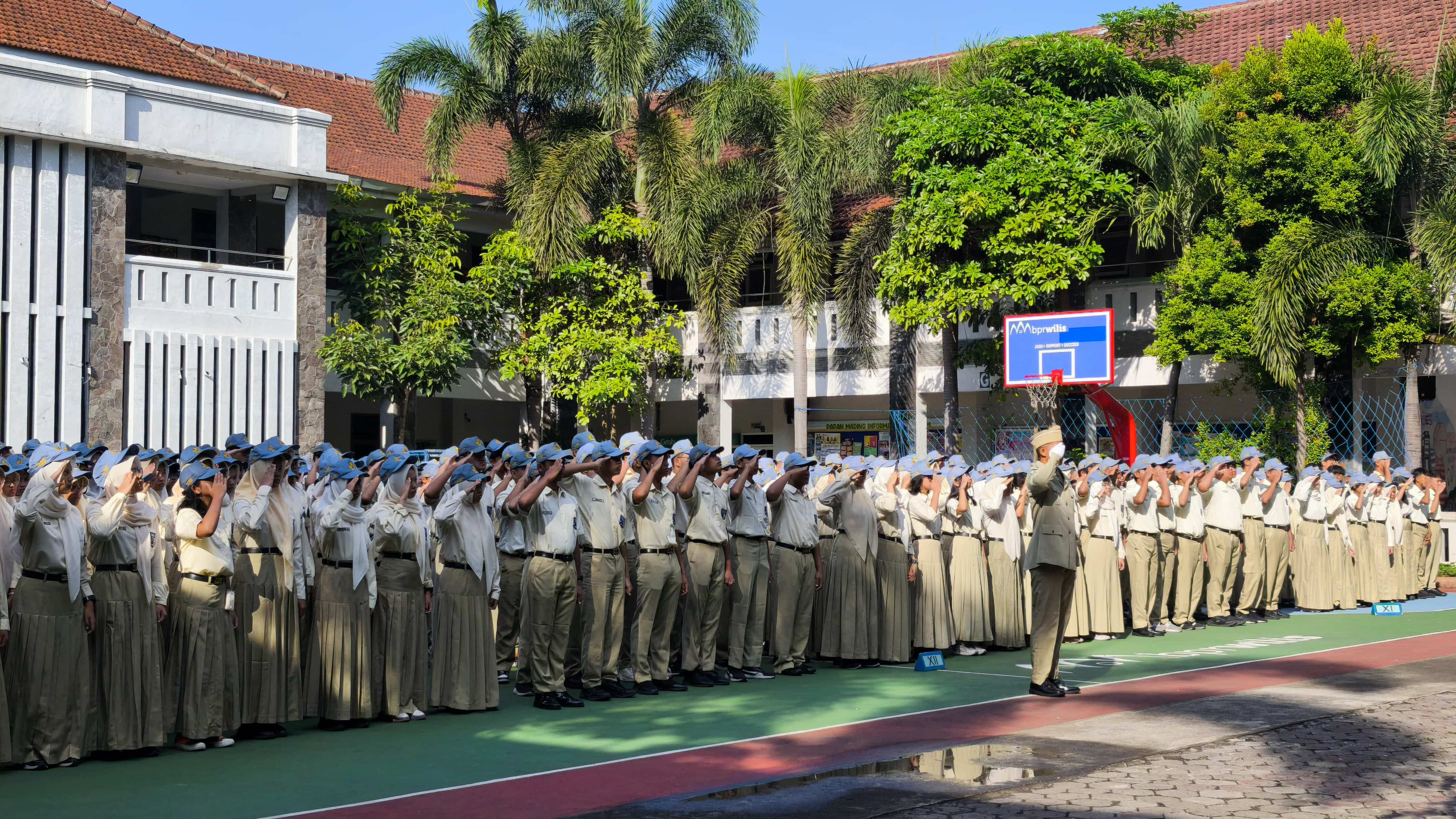 Upacara Peringatan Hari Kesaktian Pancasila di SMA Negeri 1 Jember