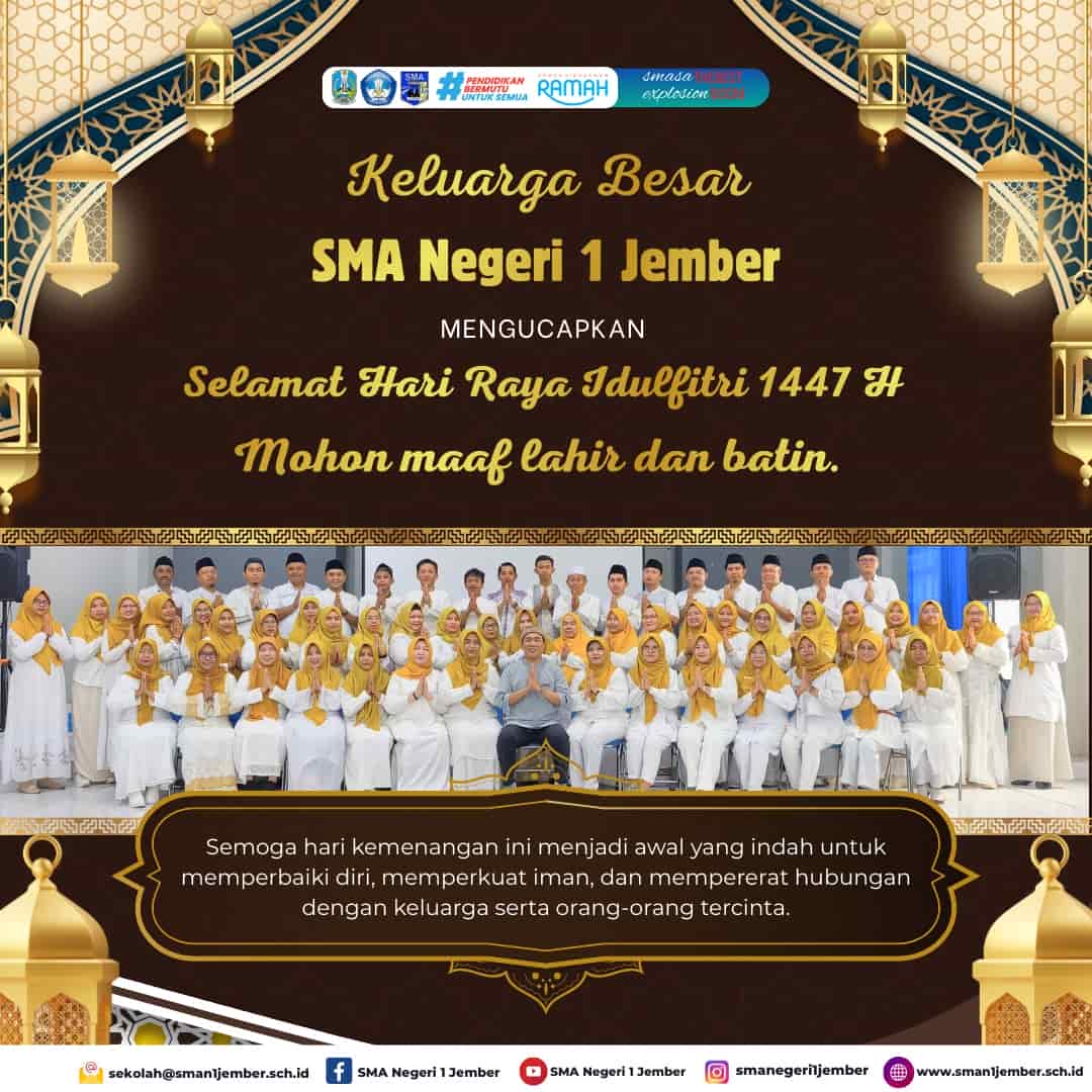 Selamat Hari Raya Idul Fitri 1447 H